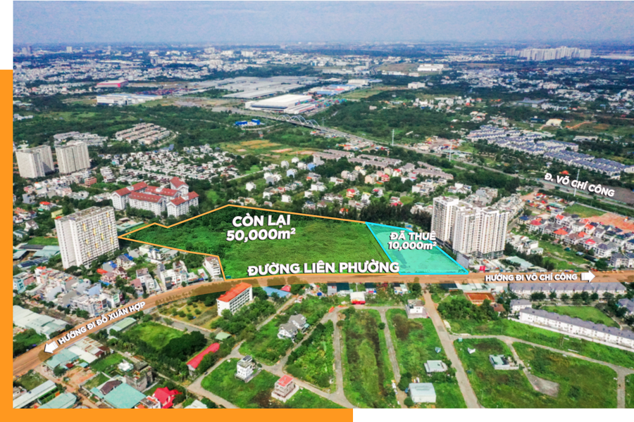 Mặt tiền đường Liên Phương